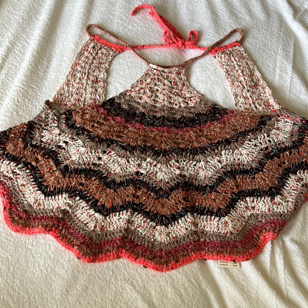 ANTHROPOLOGIE Crochet Sweater Tank